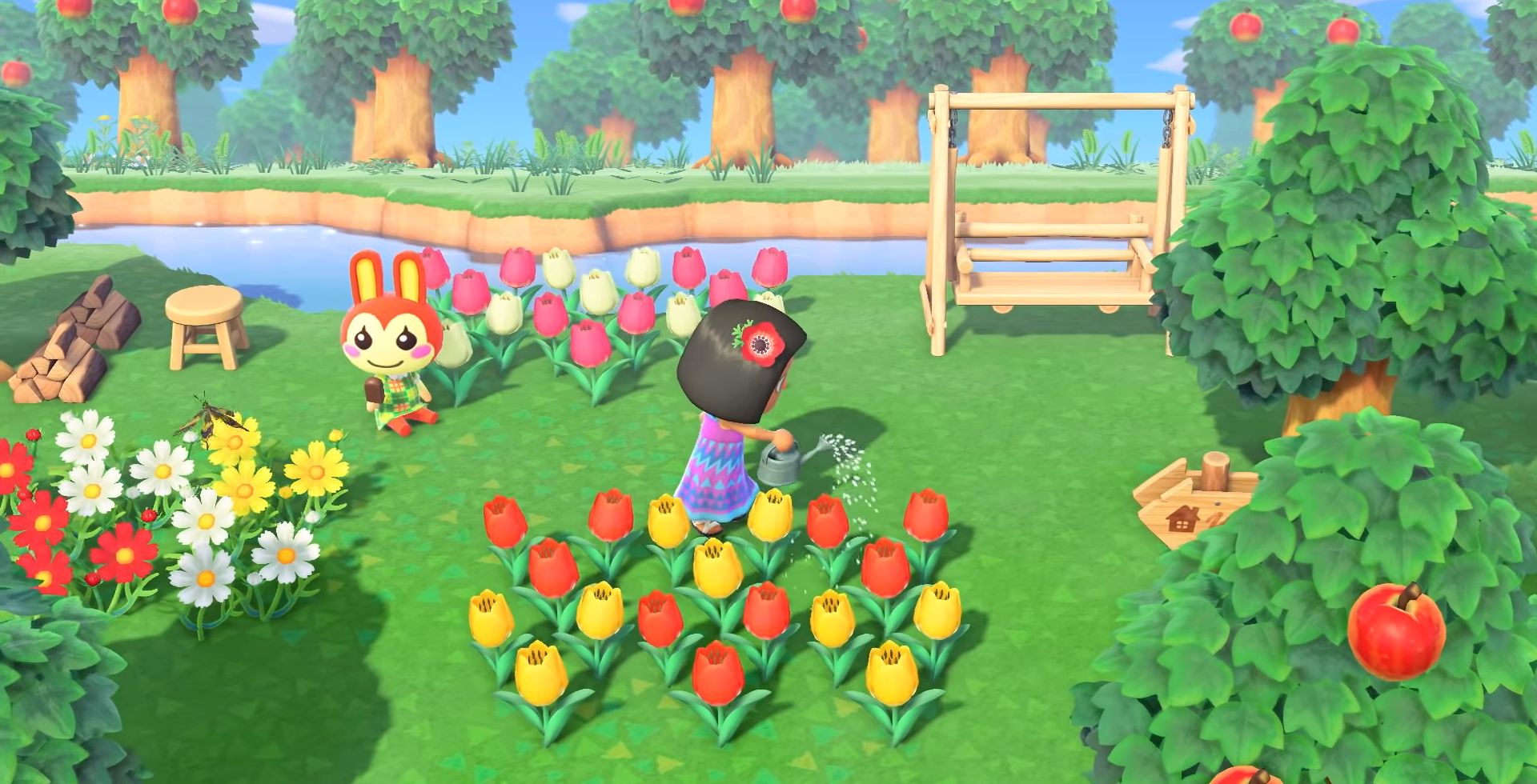 Animal Crossing seasons, northern and southern hemispheres in New